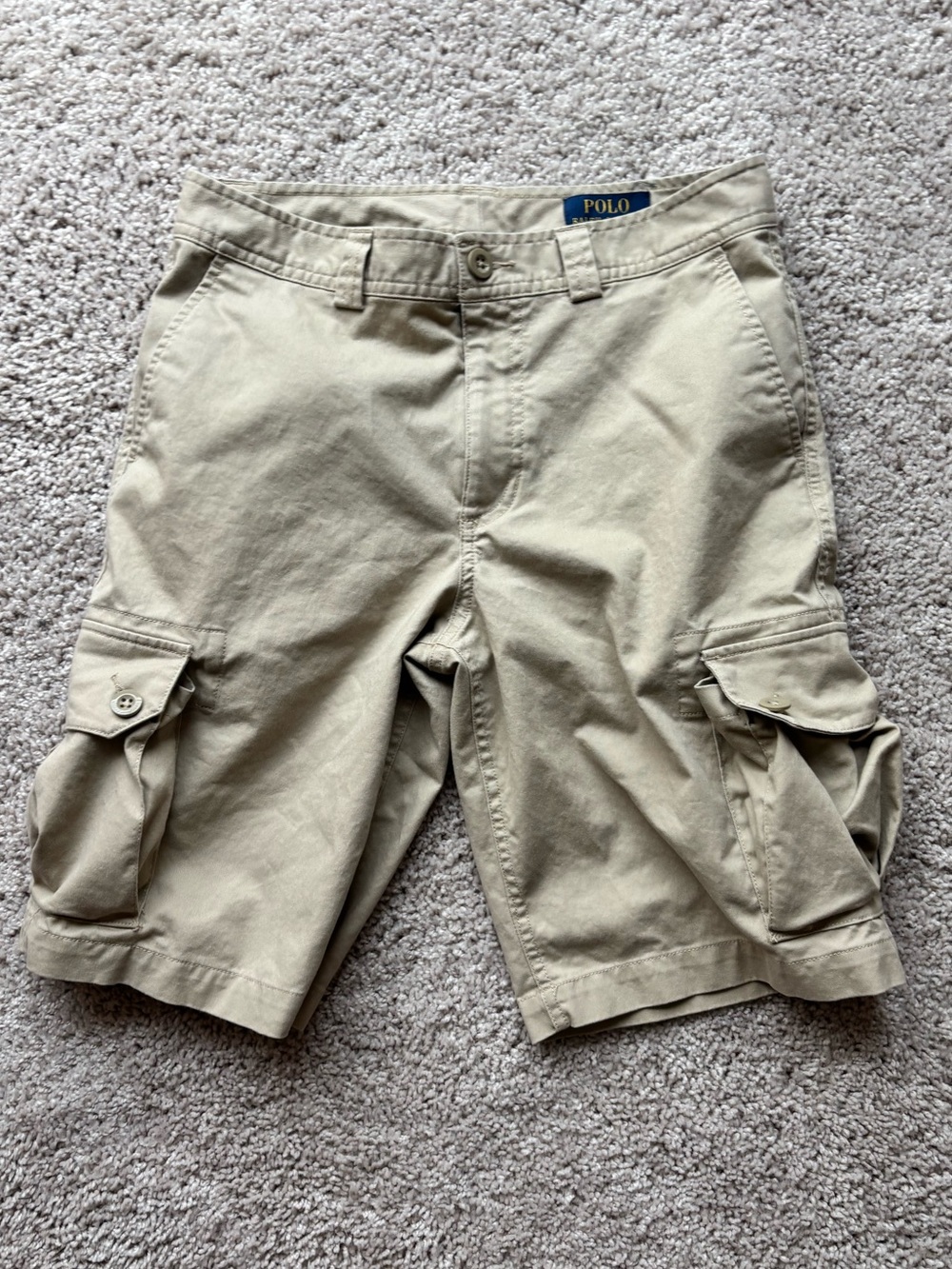 Polo by Ralph Lauren Khaki Cargo Shorts